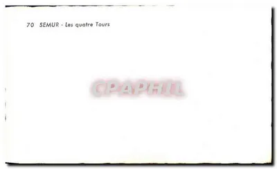 Semur - As Quatro Torres — série 70 — Verso