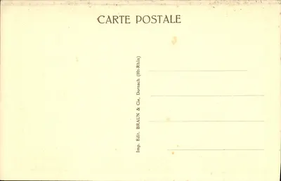Colmar — Rue de la Vieille Ville — Wydawca BRAUN & Cie, Dornach — Rewers