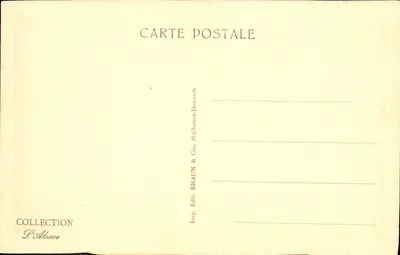 Colmar — Dom Bartholdi — wydawca Braun & Cie — Rewers