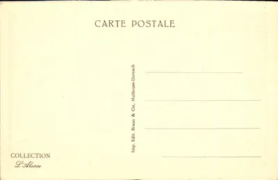 Colmar — Rue de la Maison Rouge — Zbiór L'Alsace — Rewers