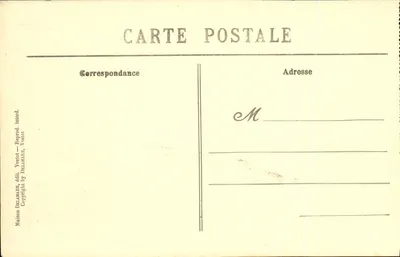 Abbatia St-Wandrille — Kuchnie — Maison Delamare, Yvetot — Rewers