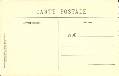 Abadia de São Wandrille — A Escada das Celas — Maison Delamare, Yvetot — Verso