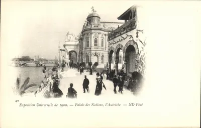 Exposição Universal de 1900 — Palácio das Nações, a Áustria — ND Pbot