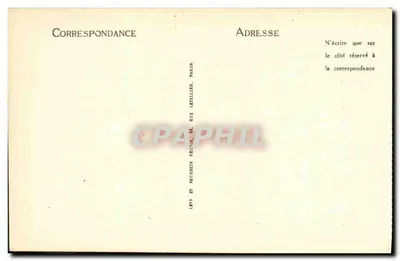 Châtel-Guyon — Widok z Rochers — LL, n° 109 — Rewers