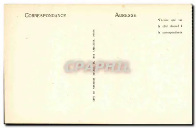 Châtel-Guyon — Stołek Orientaion i Miasto — LL — Rewers