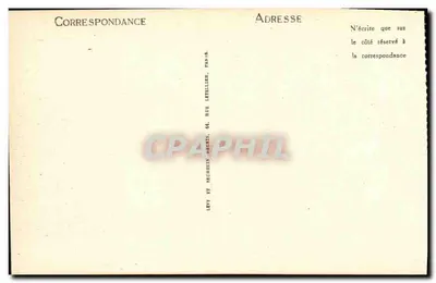 Châtel-Guyon — A Cidade e a Floresta de Chalusset vistas de St-Bonnet — Editor EL, n°71 — Verso
