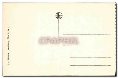Dianden — Ruínas do Castelo — E.A. Schaack — Verso
