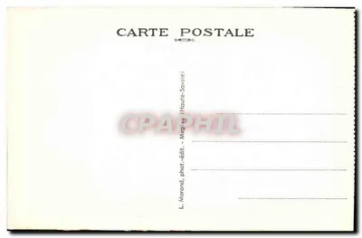 Saint-Gervais-les-Bains — Chimenea de las Hadas — n°157 — Reverso