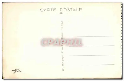 Bordeaux — A Catedral São André — Editor La Carte Postale, n° 110 — Verso
