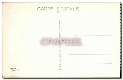 Bordeaux — Kościół św. Krzyża — Wydawca La Cigogne, 32, rue Dijeaux — Rewers