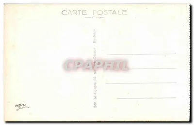 Bordeaux — Le nouveau Square Gambetta — La Source — Éditeur La Cigogne, 32, rue Dileaux — Verso