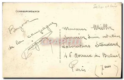 Verdun-sur-le-Doubs — dzielnica i most św. Jana — Edit. Rebillet — Rewers