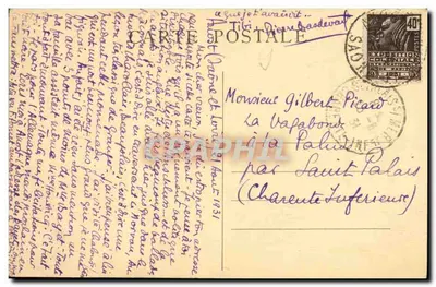 Roussillon (S.-et-L.) — Il salto della Canche — Imp. M. Guignard, Aultun — Verso