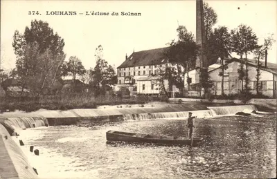 Louhans — A comporta do Solnan — editor desconhecido, n° 374