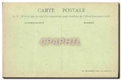 Tournus — Kerk van Sint-Filibert (Apsis) — B F Chalon — Achterkant