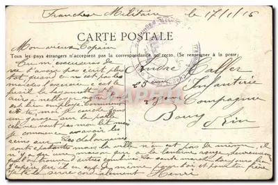 Chalon-sur-Saône — Vue panoramique de St-Laurent — Édition Bourgeois Frères, Chalon-s-S. — Rewers