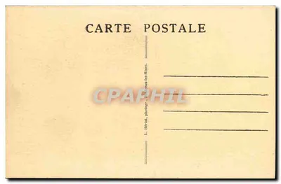 Montceau-les-Mines — O Castelo do Plessis. O Donjon. — Verso