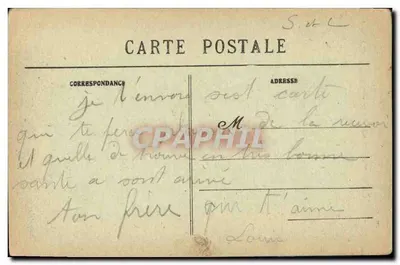 Paray-le-Monial — A Basílica e o Ponte sobre a Bourbince — N. R. — Verso