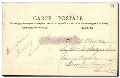 Paray-le-Monial — Capela de Nossa Senhora de Romay — (N.R.) — Verso
