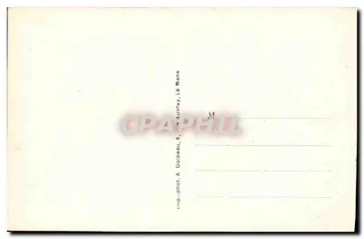 Beaumont-sur-Sarthe (Sarthe) — O Ponte Suspensa — A. Dolbeau, Le Mans — Verso
