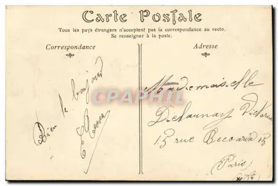 Sillè-le-Guillaume — Visão aérea tirada do Donjon — Moinet-Tréheant, editor Tabacs — Verso