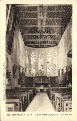 Igreja de Saint-Guingalois — Nef Principal — Château-du-Loir