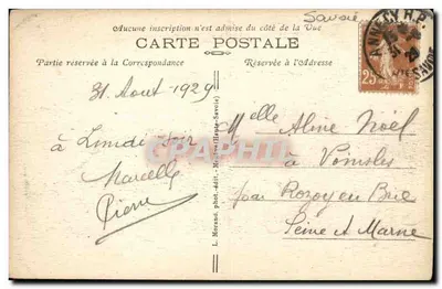 Pont de Bellecombe — Flumet — Savoie — n°52 — Verso