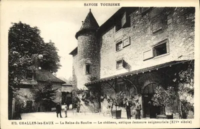 Challes-les-Eaux — A Rainha do Enxofre — O castelo, antiga morada senhorial (século XIV)