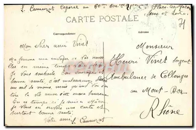 Mâcon — Most — wyd. A. Monton, Mâcon — Rewers