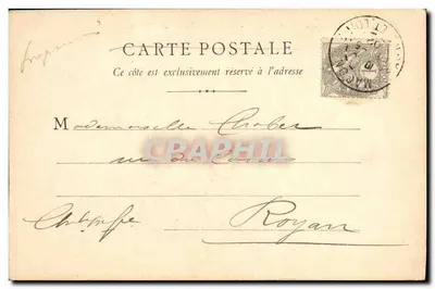Macon - Apsis van de Kerk van Sint-Pieter — uitgever Chaton sur Saône, n° 17 — Achterkant