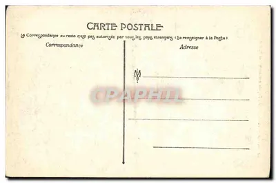 Autun — Katedra, fasada zachodnia i portal — Stara pocztówka n°21 — Rewers