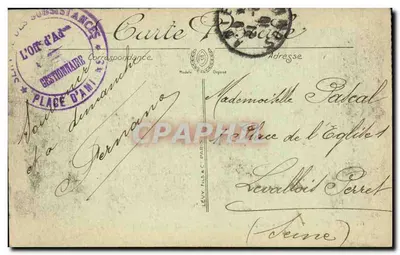 Amiens — Plac René-Goblet — Plac René-Goblet — LL. — Rewers
