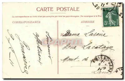 Amiens — Túmulo do Canônico Lucas — O Anjo Pieureur — Verso