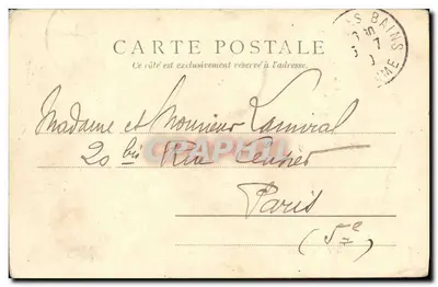 Boubaïten - Spiaggia - Piazzale della Spiaggia — Mers, Parigi, n° 1277 — Verso