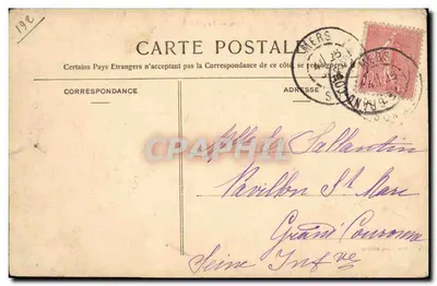 Mers — La Falaise — wydawca Bourdolot — Rewers