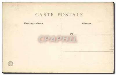 Amiens — O Grand Portail protegido por sacos contra a invasão das taubes — 1915 — Verso