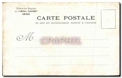 Stary Amiens — Rue Basse-des-Tanneurs — Wyd. Kosuth et Cie, Paryż — Rewers