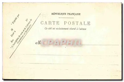 Amiens — widok panoramiczny ku katedrze — LL. — Rewers