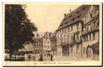 WISSEMBOURG - Ponto Anselmann — Bilhete postal antigo n°6, editor anônimo