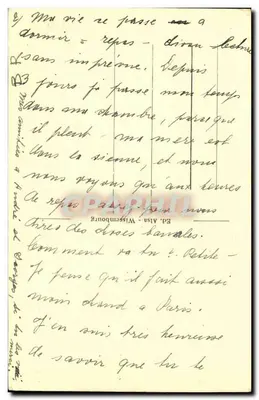 Wissembourg - Velhos Muros — Éd. Alsa, n°8 — Verso
