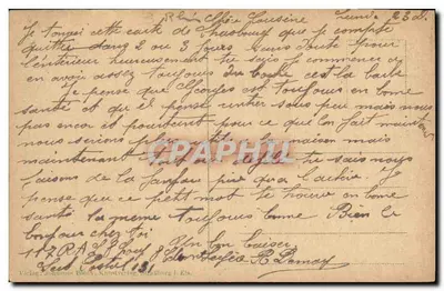 Strasburg — Plac Kléber — widok panoramiczny z katedrą i centralnym monumentem — wydawca: Verlag J. B. Blüth, Straßburg i. E. — Rewers
