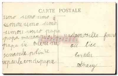 Brides-les-Bains i Vanoise — widok wsi i rzeki — Piltier, fot. i wyd. Annecy — Rewers