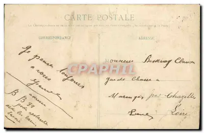 Aix-les-Bains — Place du Revard et Grand Hôtel d'Aix — éditeur E. Reynaud, n° 2327 — Verso