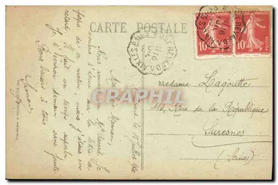 Aix-les-Bains — Plateau e Hotel du Revard e o Mont-Blanc — Édition Giletta, n°2224 — Verso