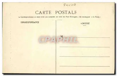 Chambéry — Monumento dos Irmãos de Maistre — E. Reynaud, n°226 — Verso