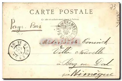 Portal de Santo Domingos — Chambéry — editor não visível — Verso