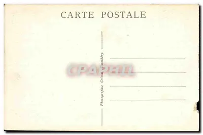 Chambéry-le-Vieux (Ste-Ombre) — Zamek Caramagne uświęcony przez pobyt i małżeństwo Lamartine z Elisa-Marianne Birch w 1821 — LA SAVOIE TOURISTIQUE, nr 430 — Rewers