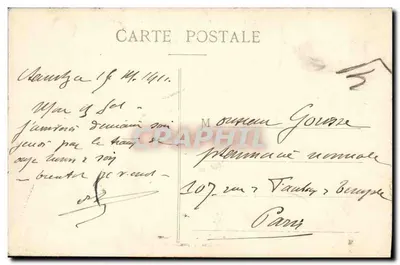 Chambéry (Savoie) — A Cruz do Nivolet — editor L. Grimal, n° 1884 — Verso
