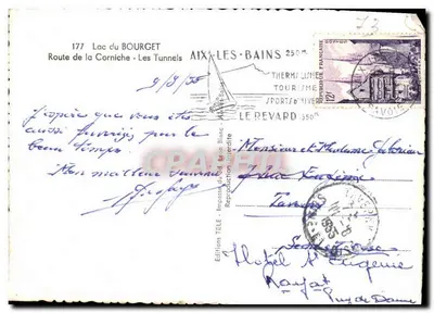 Lago di Bourget — I Tunnel — Edizioni TELE — Verso