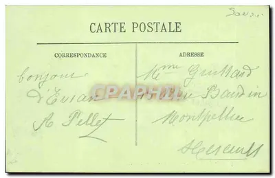 ÉVIAN-LES-BAINS — Fuente Cachat — LL — Reverso